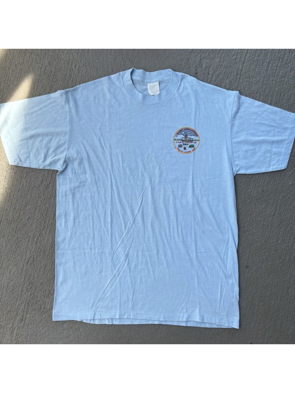True Vintage 1984 Camp Uwharrie Berlin Lodge Shirt L/XL